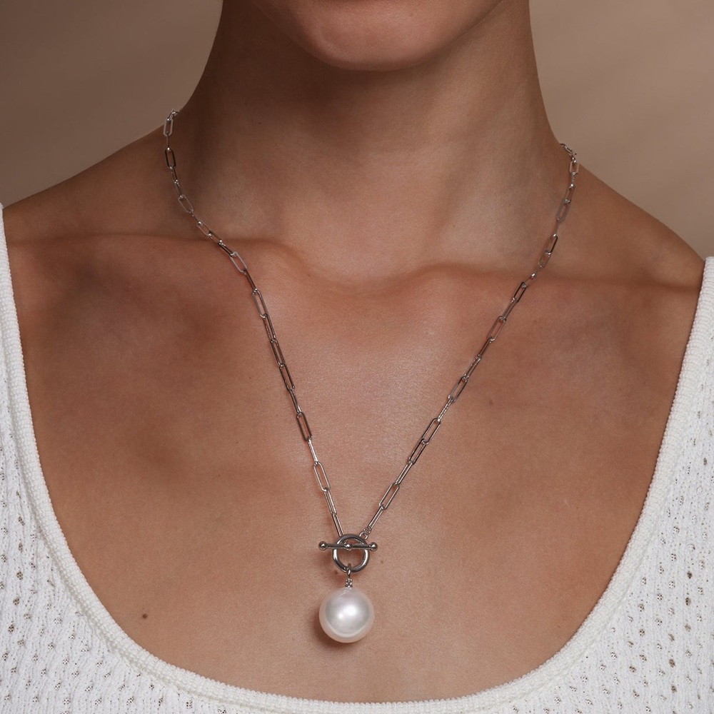 Melinda Maria Life's A Ball Pearl Pendant Necklace
